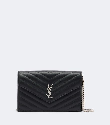 Portefeuille à chaîne Cassandre en cuir - Saint Laurent - Modalova