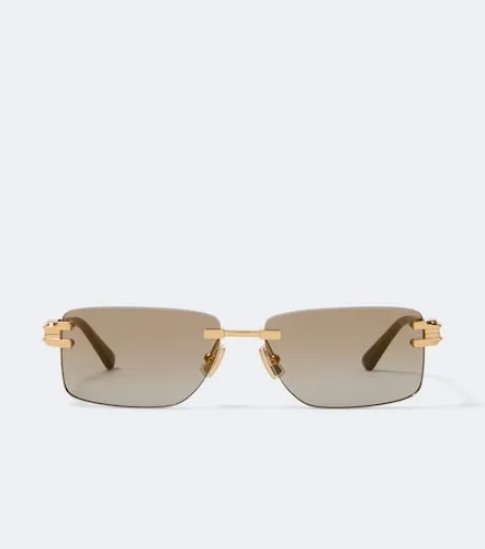 Lunettes de soleil rectangulaires - Bottega Veneta - Modalova