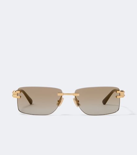 Lunettes de soleil rectangulaires - Bottega Veneta - Modalova