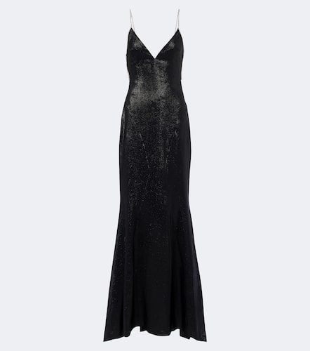 Robe longue en soie mélangée à ornements - Tom Ford - Modalova