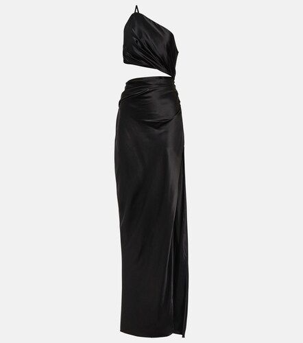 Robe longue asymétrique en soie - The Sei - Modalova