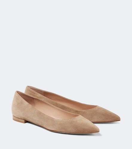 Ballerines Gianvito en daim - Gianvito Rossi - Modalova