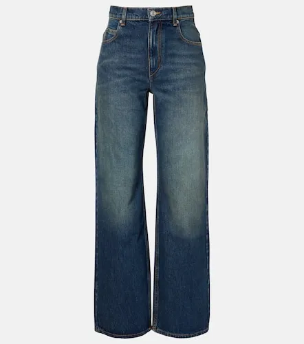 Jean droit Dromie à taille mi-haute - Isabel Marant - Modalova