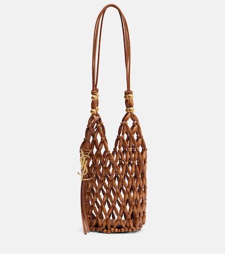 Sac seau Cassandre Mini en bois - Saint Laurent - Modalova