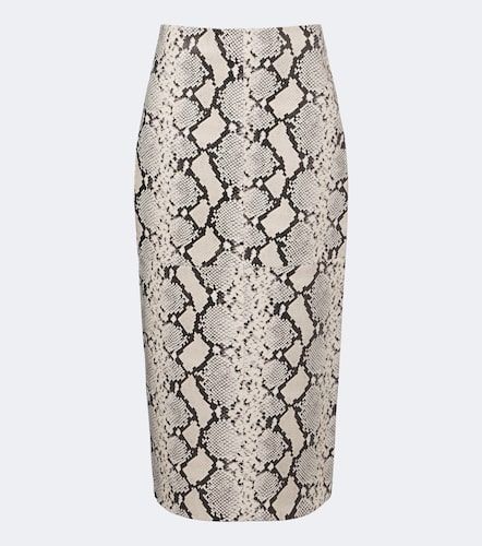 Róhe Jupe midi en cuir façon serpent - Rohe - Modalova
