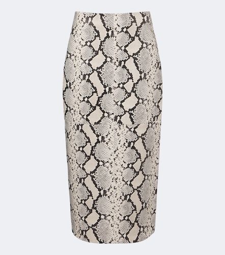 Róhe Jupe midi en cuir façon serpent - Rohe - Modalova
