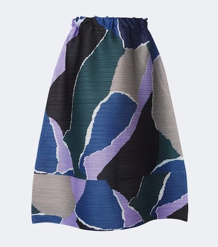 Jupe midi plissée Surprise! à imprimé - Pleats Please Issey Miyake - Modalova