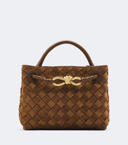 Sac à main Andiamo Mini en daim Intrecciato - Bottega Veneta - Modalova