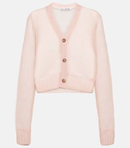 Cardigan en mohair et laine mélangés - Acne Studios - Modalova