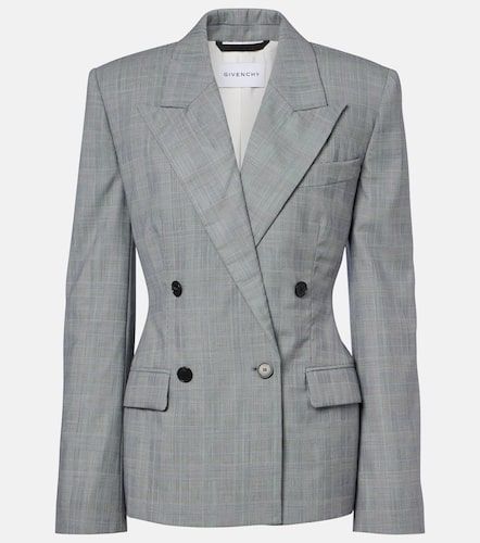 Blazer en laine à carreaux - Givenchy - Modalova