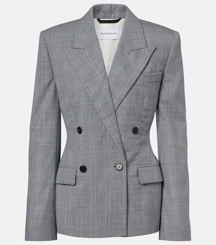 Blazer en laine à carreaux - Givenchy - Modalova