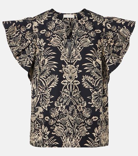 Top Severine imprimé en coton - Ulla Johnson - Modalova
