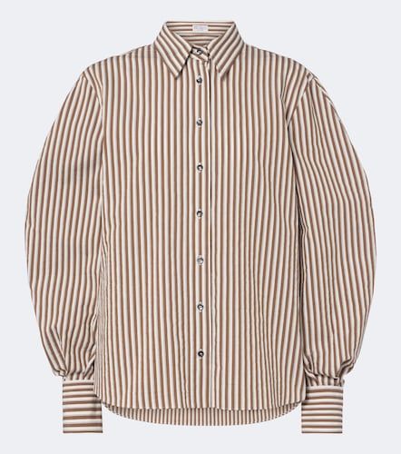 Chemise Monili en coton mélangé à rayures - Brunello Cucinelli - Modalova