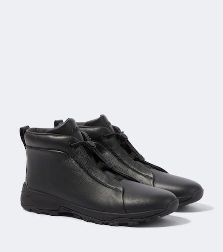 Zegna Baskets Triple Stitch en cuir - Zegna - Modalova