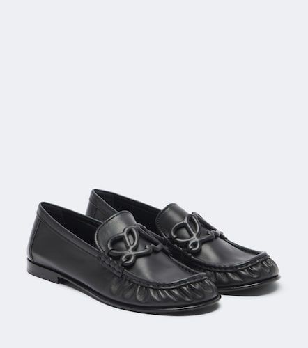 Loewe Mocassins Double L en cuir - Loewe - Modalova