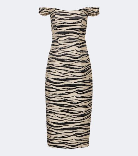 Robe midi Amina en jacquard - Markarian - Modalova