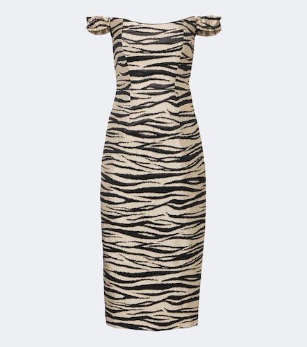 Robe midi Amina en jacquard - Markarian - Modalova