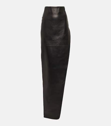 Jupe longue en cuir - Ann Demeulemeester - Modalova