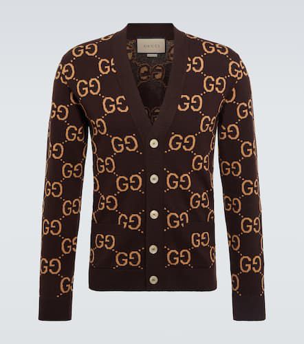 Cardigan GG en jacquard de laine - Gucci - Modalova