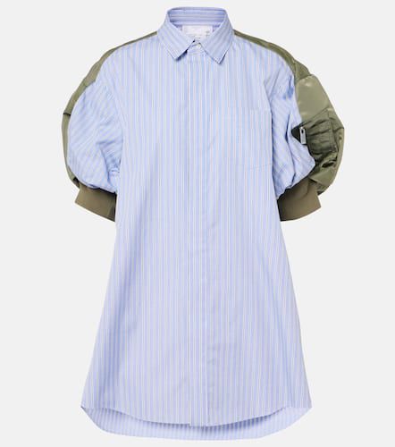 Sacai Robe chemise rayée en coton - Sacai - Modalova