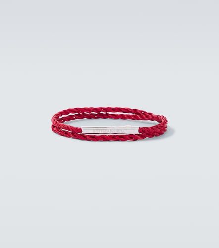 Bracelet Knot en argent sterling et cuir - Bottega Veneta - Modalova