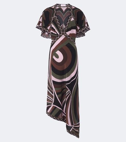 Robe midi Iride Baiadera en soie - Pucci - Modalova