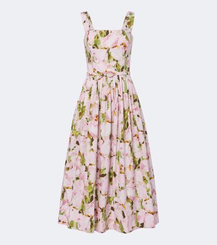 Robe de cocktail en coton mélangé - Oscar de la Renta - Modalova