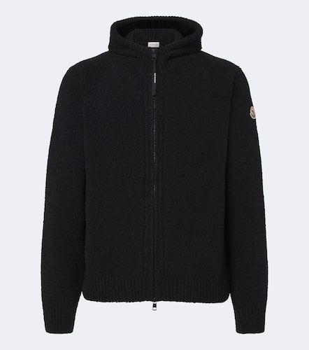 Sweat-shirt à capuche en laine mélangée - Moncler - Modalova