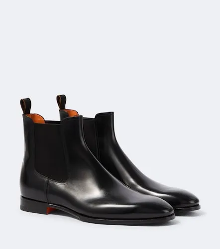 Santoni Bottines Chelsea en cuir - Santoni - Modalova