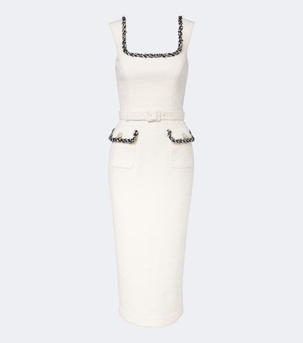 Robe midi Jacquie en tweed - Rebecca Vallance - Modalova
