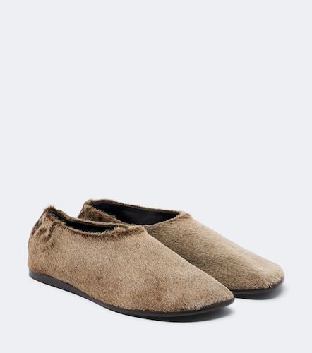 Slip-on en cuir façon poulain - Lemaire - Modalova