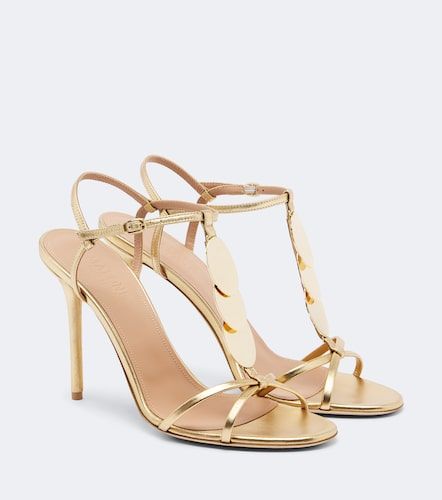 Sandales Kali en cuir métallisé à ornements - Malone Souliers - Modalova
