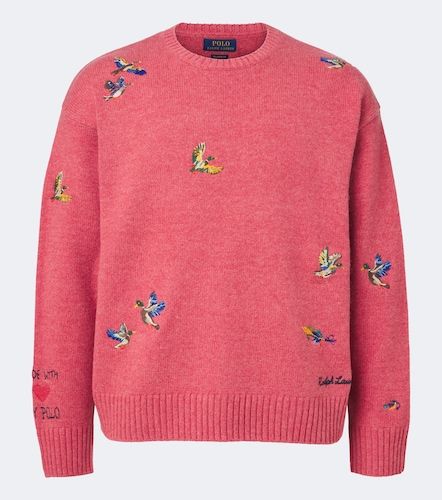 Pull en laine et alpaga à broderies - Polo Ralph Lauren - Modalova
