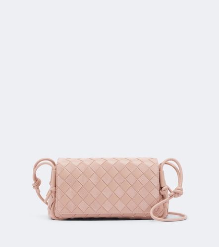 Sac à bandoulière Notturno en cuir et daim Intrecciato - Bottega Veneta - Modalova