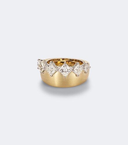 Bague Me en or jaune et blanc 18 ct et diamants - Nikos Koulis - Modalova