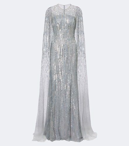 Robe longue Cosmic Dust à ornements - Jenny Packham - Modalova