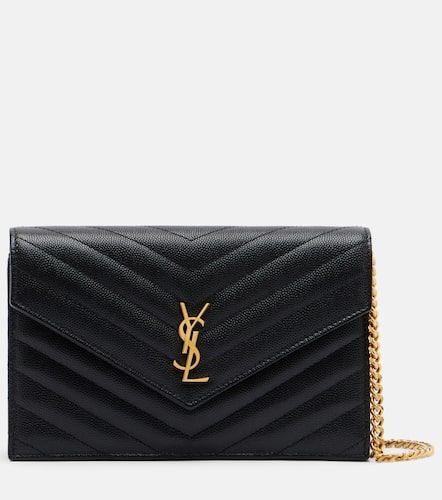 Portefeuille à chaîne Cassandre en cuir - Saint Laurent - Modalova