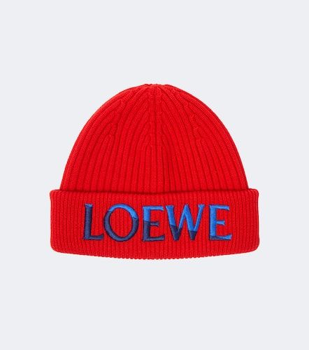 Loewe Bonnet en laine à logo - Loewe - Modalova