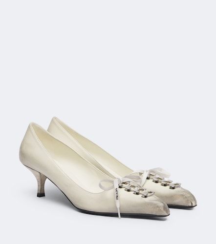 Prada Escarpins en cuir à nœud - Prada - Modalova