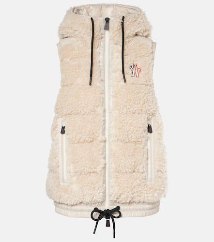 Veste sans manches en shearling synthétique - Moncler Grenoble - Modalova