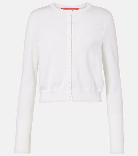 Cardigan court en soie et coton - Carolina Herrera - Modalova