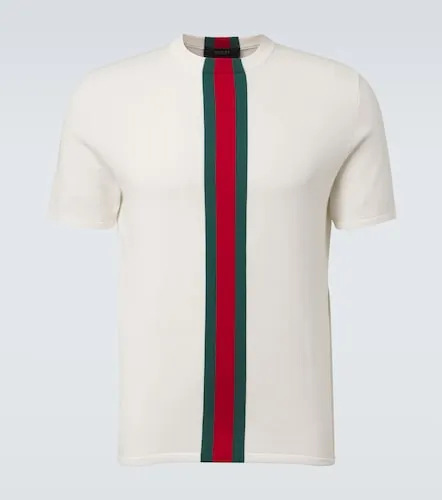 Gucci T-shirt Web Stripe en coton - Gucci - Modalova