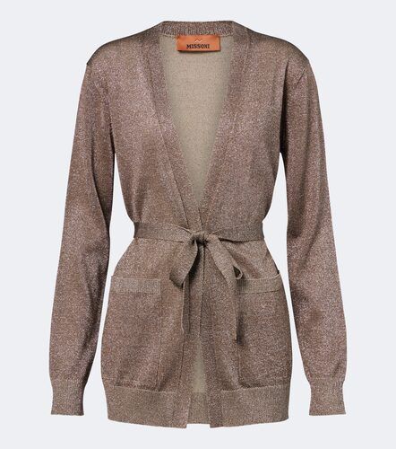 Cardigan cache-cœur en lamé - Missoni - Modalova