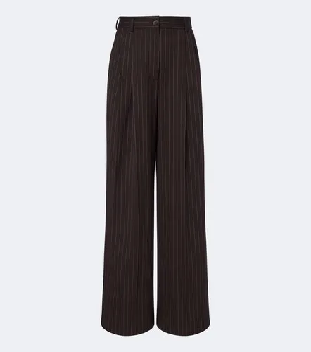 Pantalon ample en laine mélangée - Dolce&Gabbana - Modalova