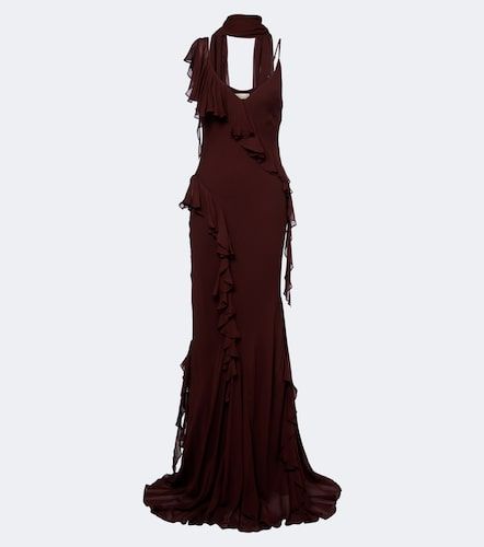 Robe longue Mayara à volants - De La Vali - Modalova