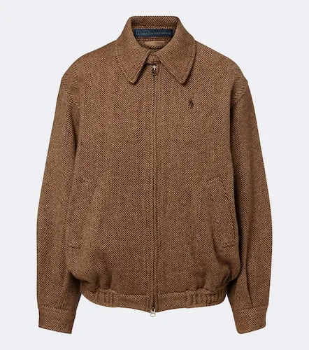 Veste blouson en laine à chevrons - Polo Ralph Lauren - Modalova