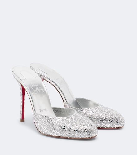 Mules Dolly en cuir à ornements - Christian Louboutin - Modalova