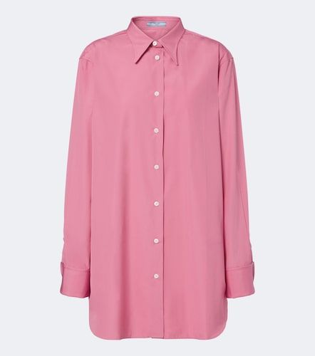Chemise oversize en popeline de coton - Prada - Modalova