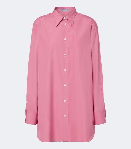 Chemise oversize en popeline de coton - Prada - Modalova