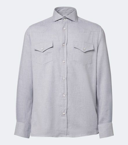 Chemise en coton mélangé - Brunello Cucinelli - Modalova